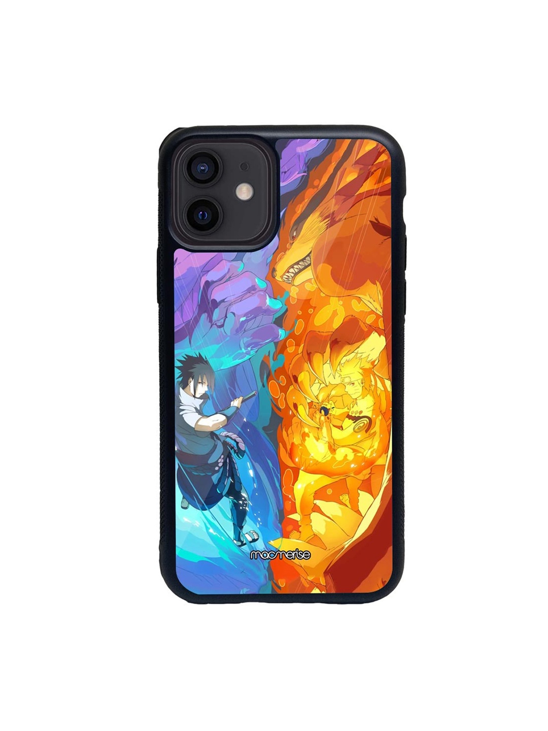

macmerise Orange & Blue Susanoo Vs Kurama Glass iPhone 12 Case