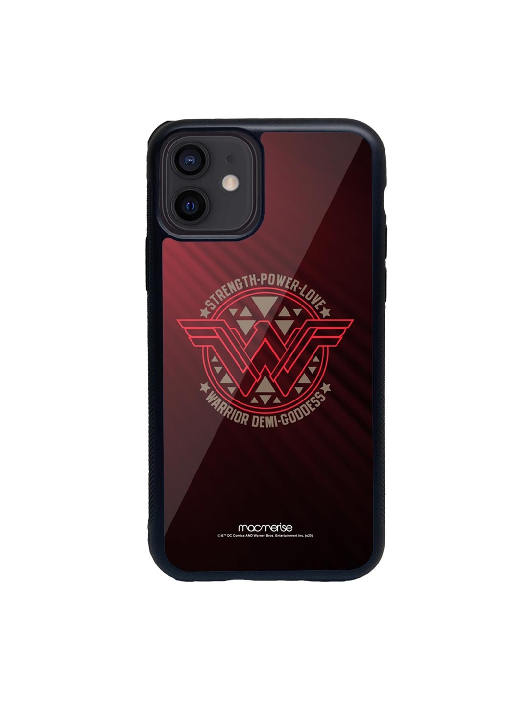 

macmerise Multicoloured Wonder Woman Stamp Printed iPhone 12 Mini Back Case, Multi