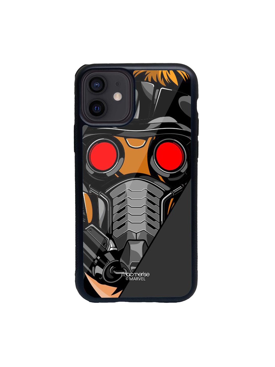 

macmerise Grey & Orange Legendary Star Lord Glass iPhone 12 Mini Case