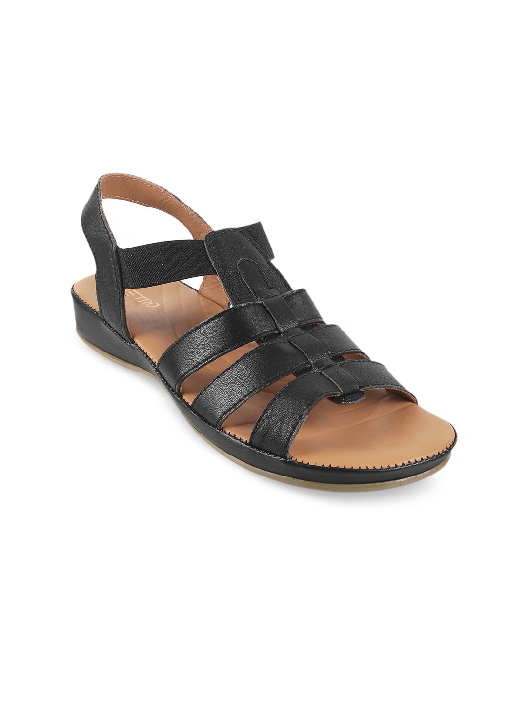 

Metro Women Black Solid Comfort Heels