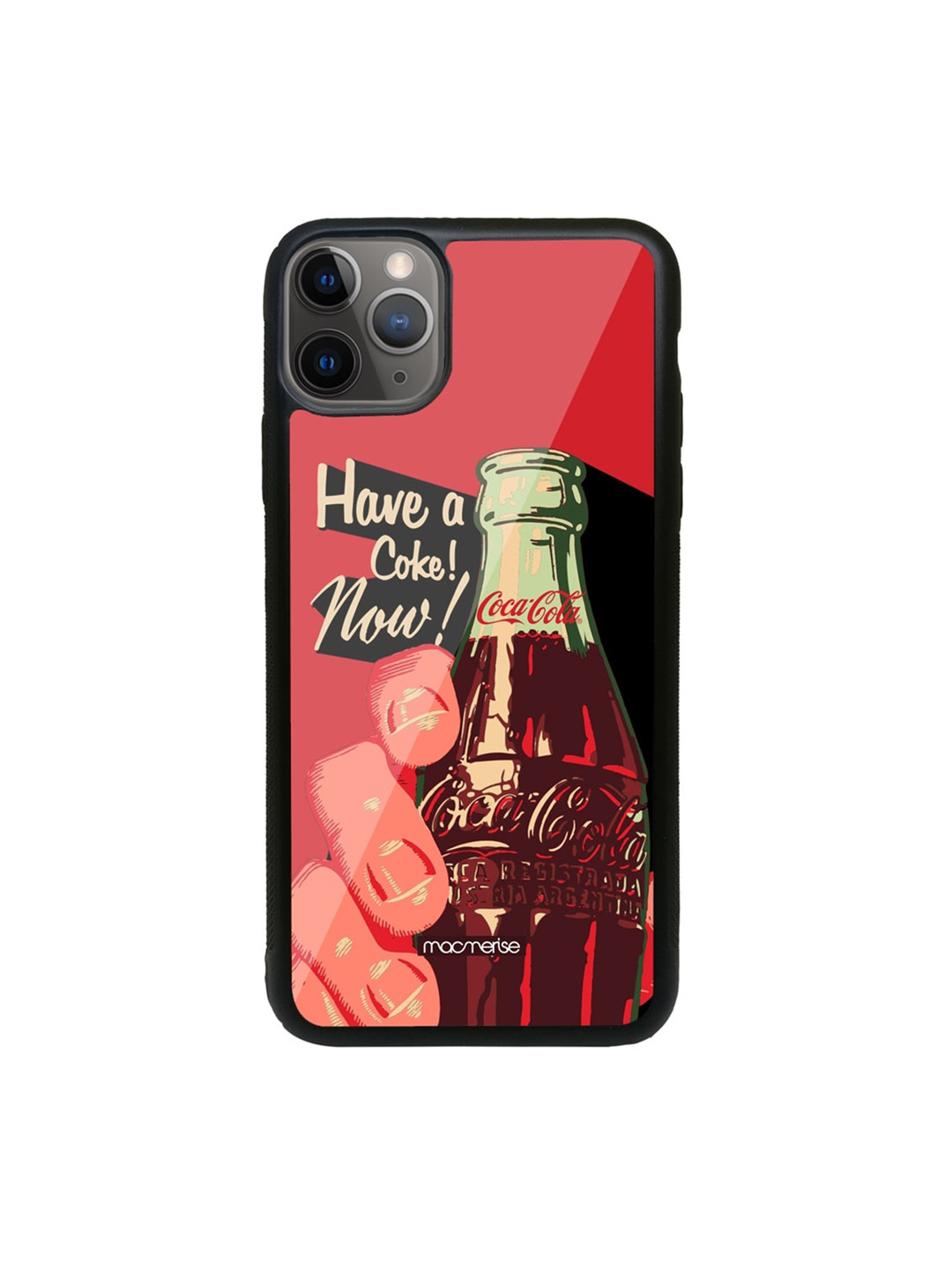 

macmerise Red & Black Have A Coke Now iPhone 11 Pro Max Back Case