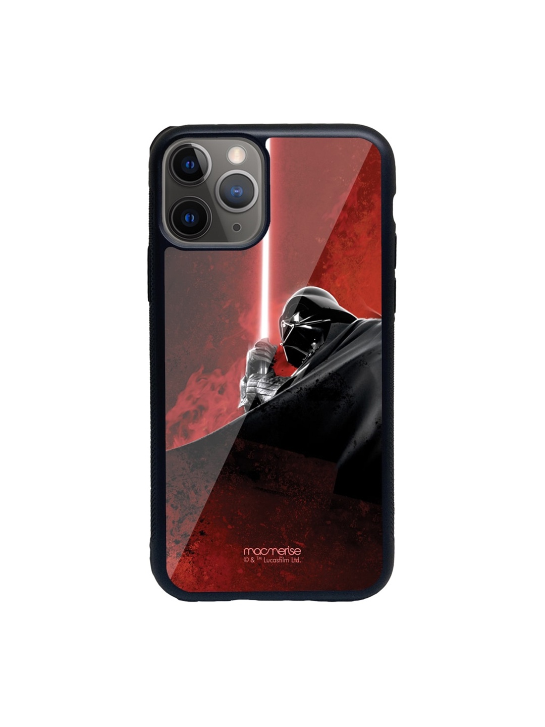 

macmerise Red & Black The Vader Attack Printed iPhone 11 Pro Max Back Case