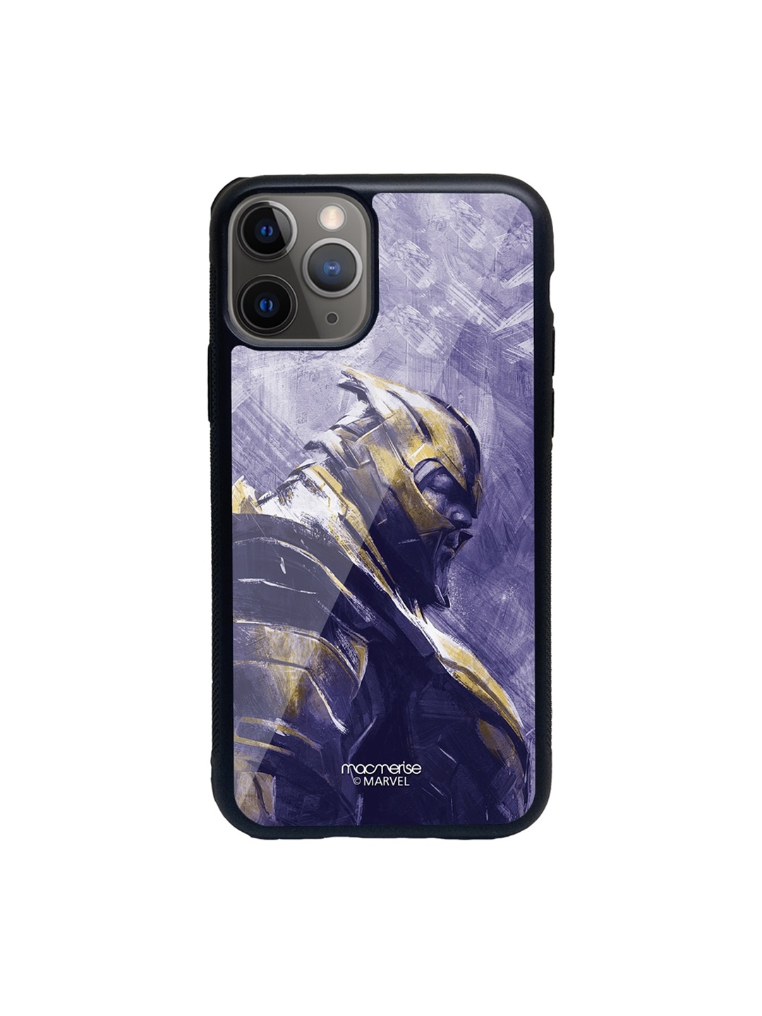

macmerise Violet & Yellow Thanos Suited Up Printed iPhone 11 Pro Max Back Case