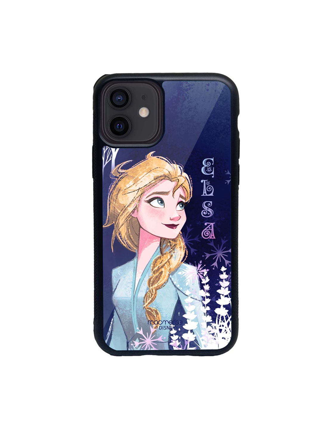 

macmerise Blue & White Strong Elsa Printed iPhone 12 Back Case