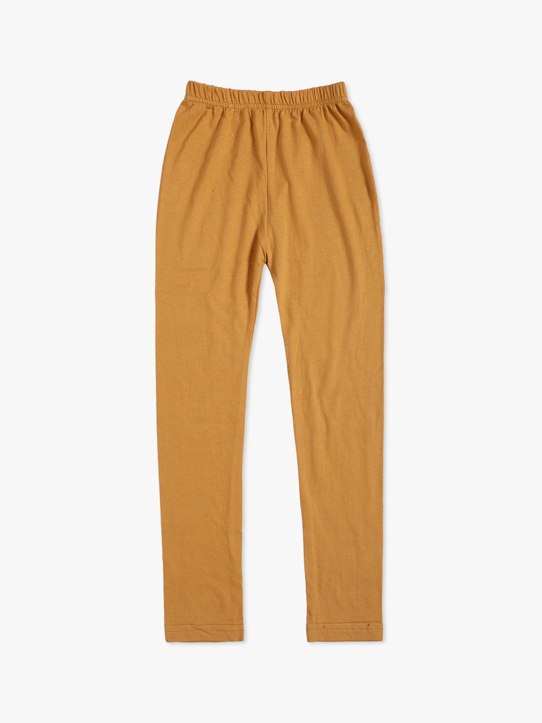 

DIAZ Girls Yellow Solid Ankle-Length Leggings
