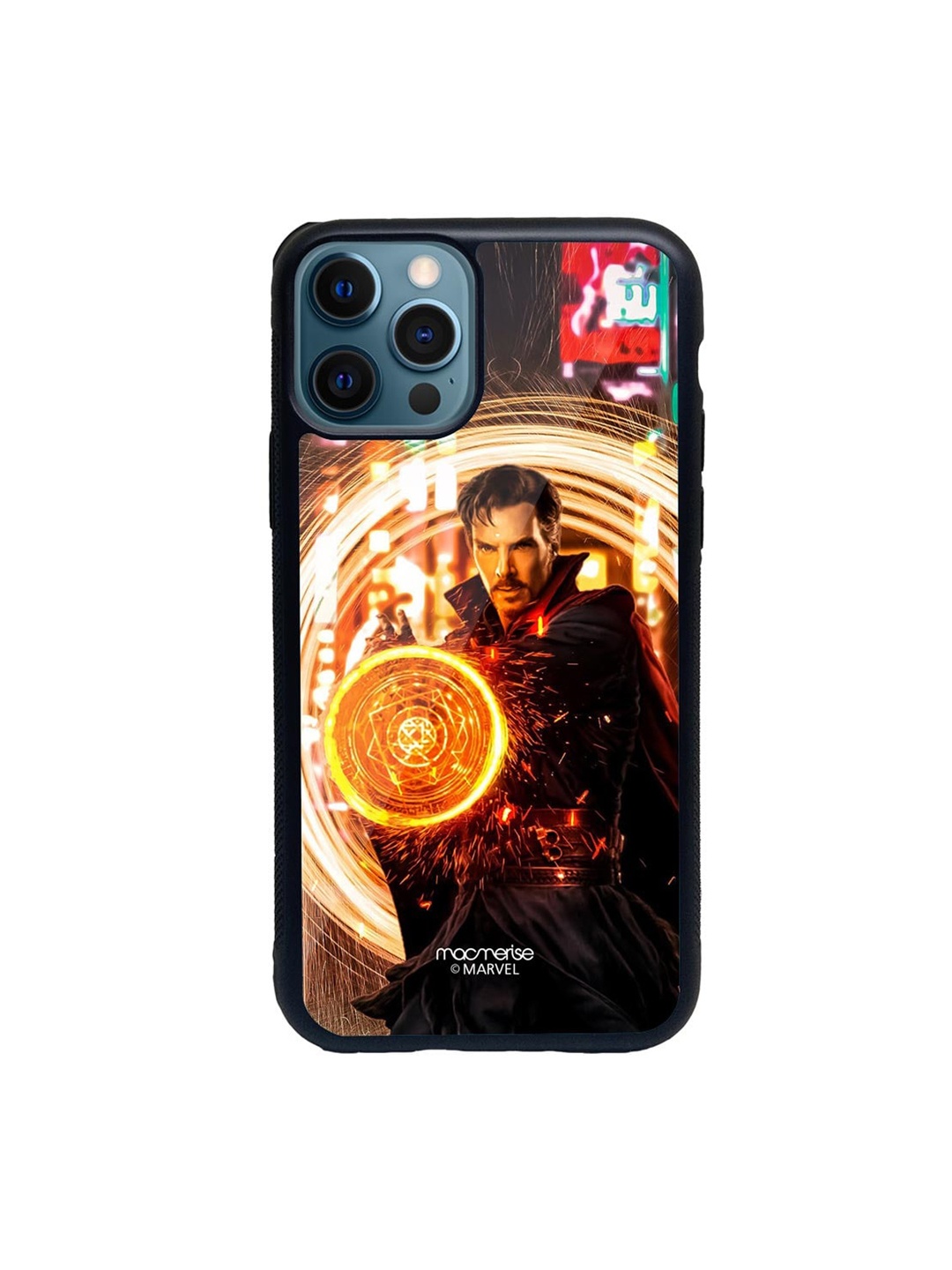 

macmerise Black & Orange Dr Strange Opening Portal iPhone 12 Pro Back Case