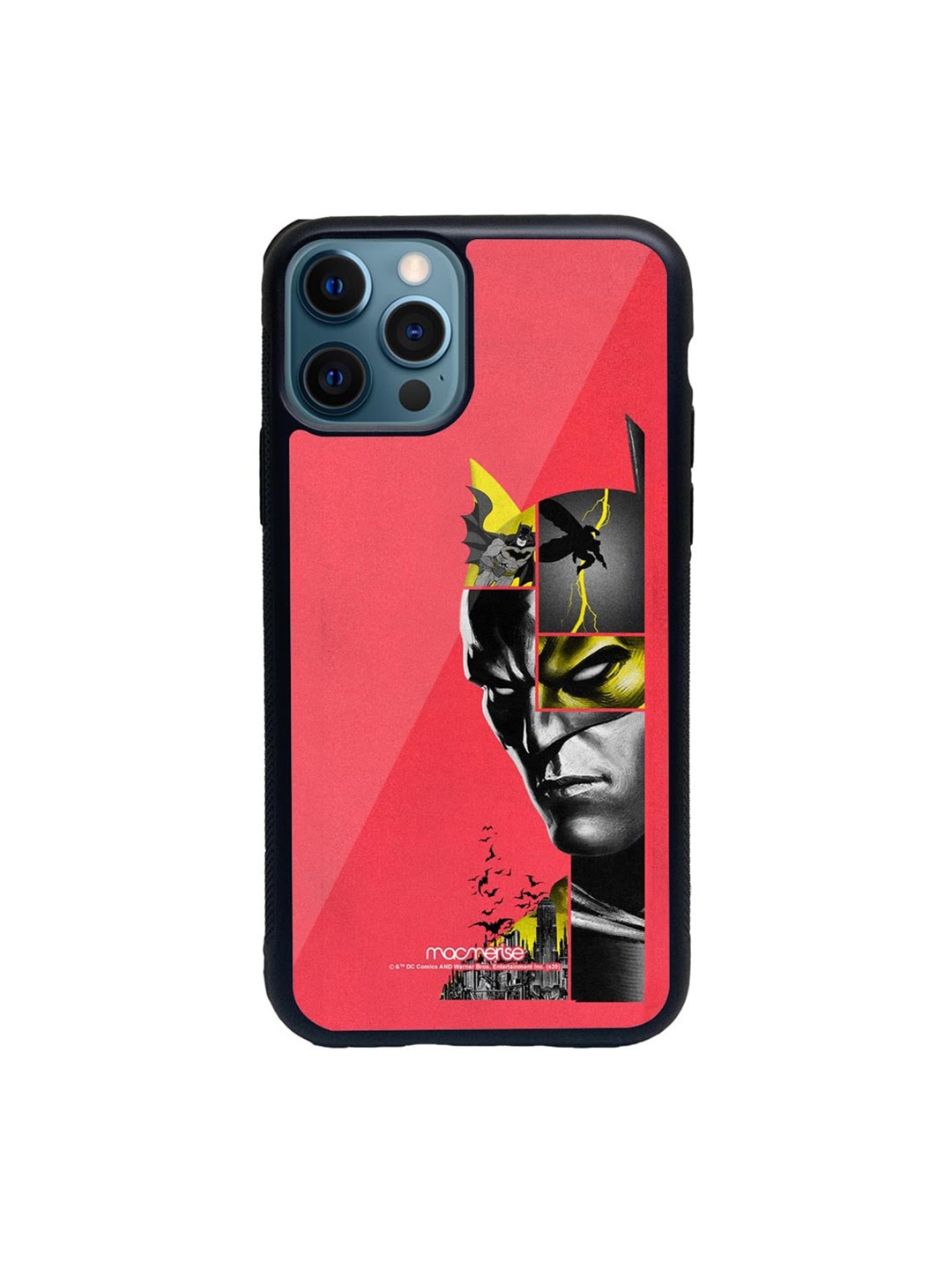 

macmerise Black & Red Bat Collage iPhone 12 Pro Max Back Case
