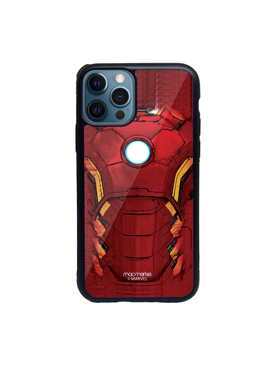 

macmerise Red & White Suit of Armour Printed iPhone 12 Pro Back Case