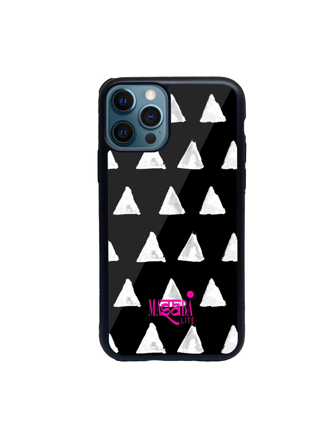 

Macmerise Black & White Masaba Black Cone Glass iPhone 12 Pro Phone Case
