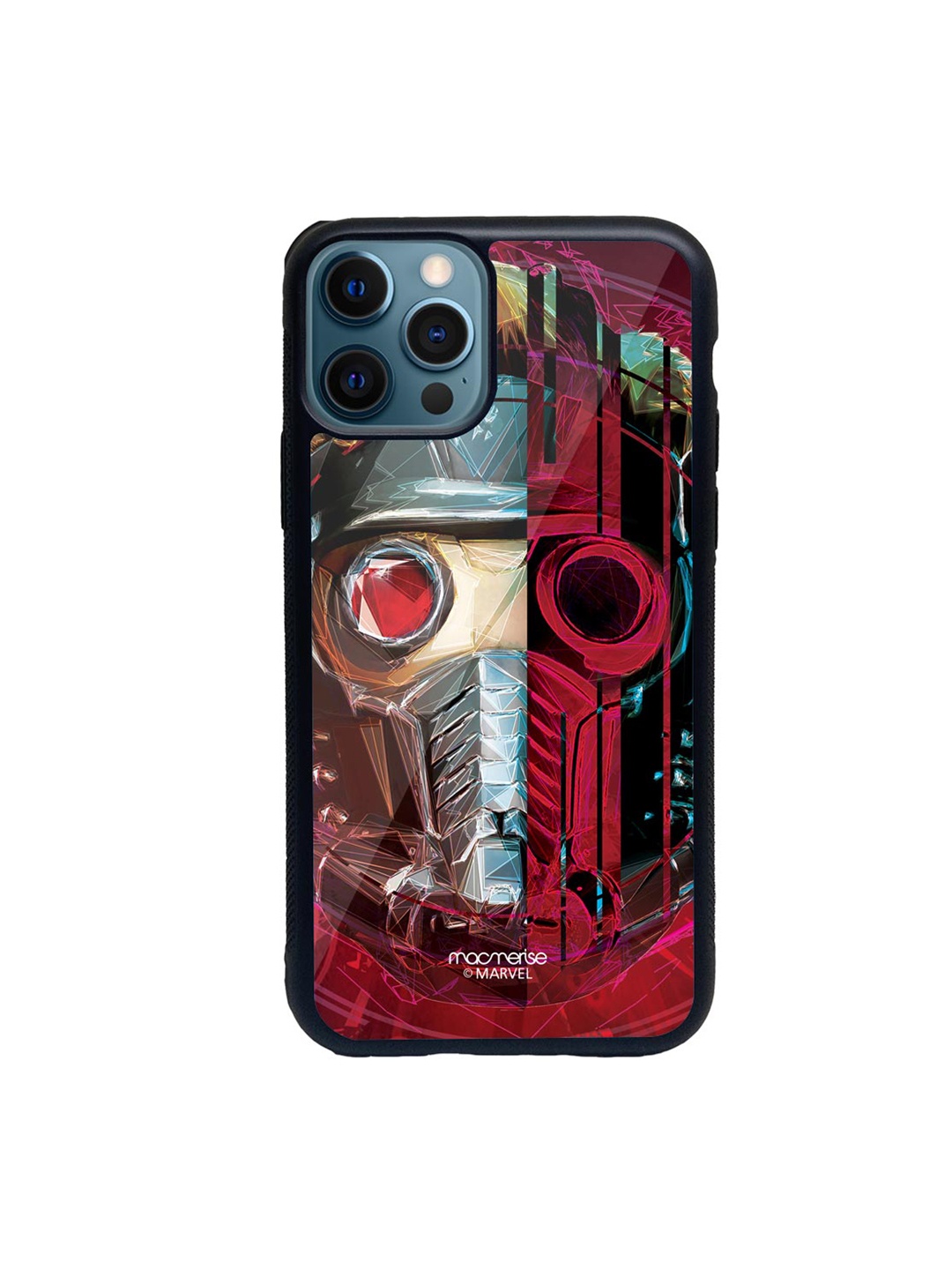 

Macmerise Red & Silver Superhero Glass iPhone 12 Pro Phone Case