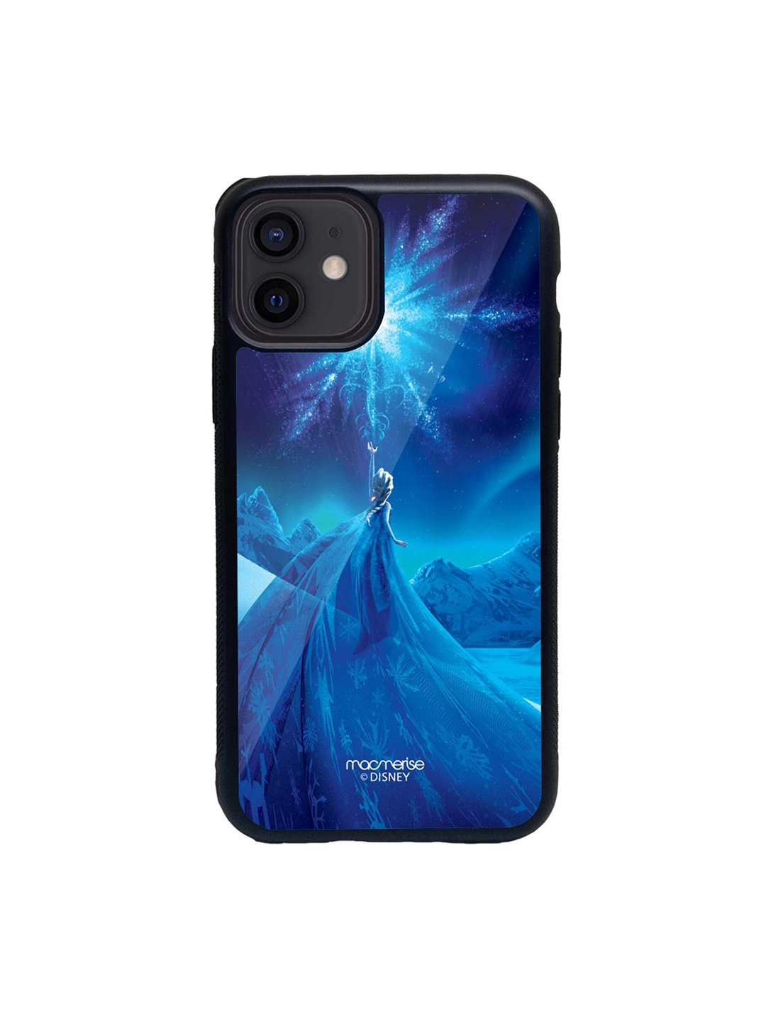 

macmerise Blue & White Shining Bright Elsa Printed iPhone 12 Back Case