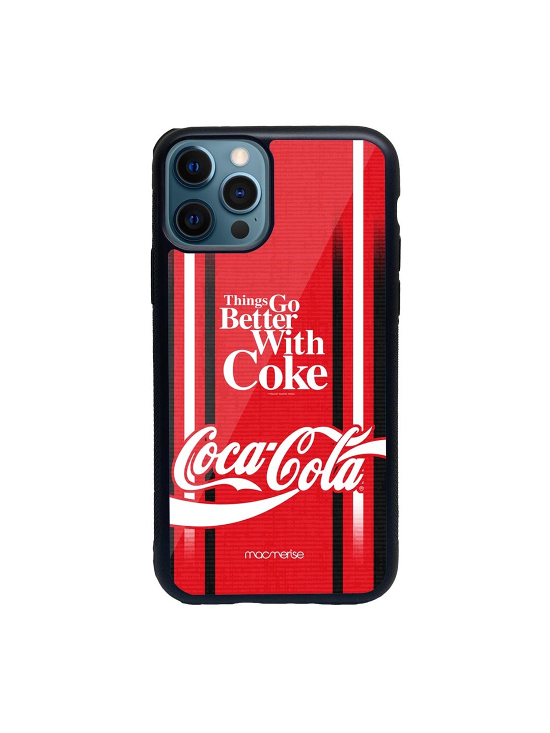 

macmerise Red & White Better With Coke iPhone 12 Pro Max Back Case