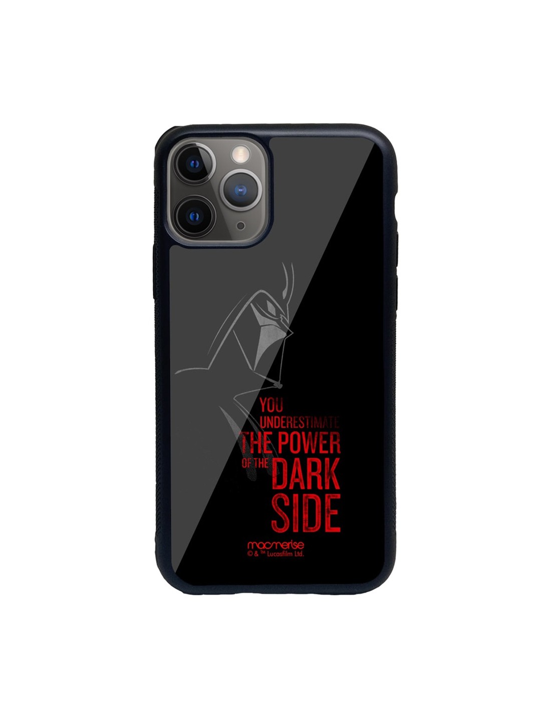 

macmerise Black & Red The Dark Side iPhone 11 Pro Max Back Case