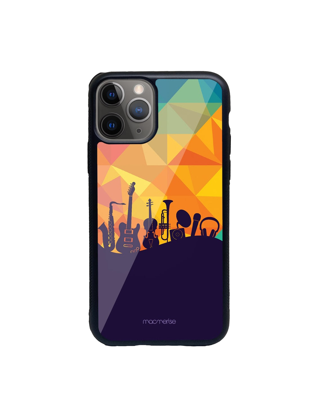 

macmerise Purple & Orange Jukebox Glass iPhone 11 Pro Max Phone Case