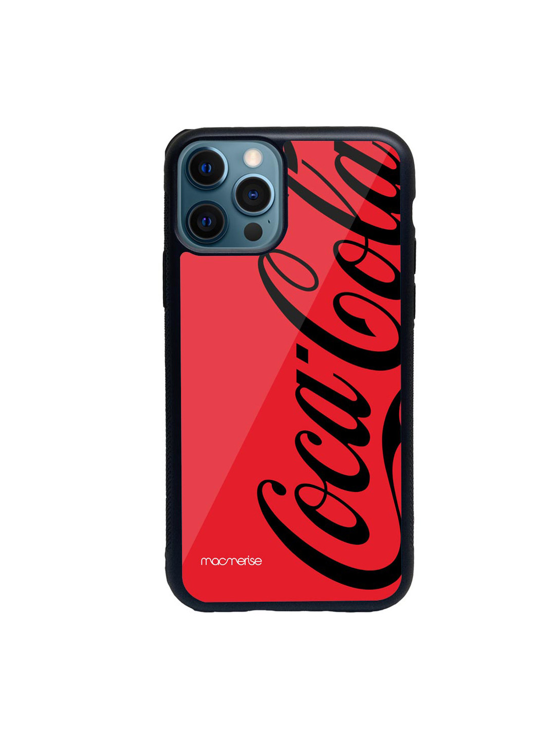

macmerise Red & Black Coke Printed iPhone 12 Pro Max Back Case