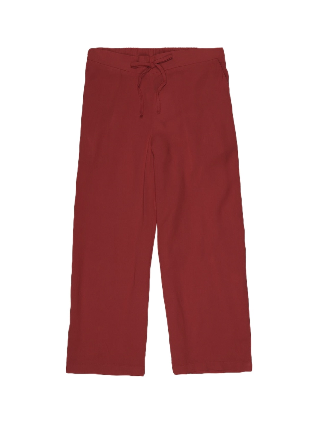 

Allen Solly Junior Girls Red Regular Fit Solid Regular Trousers