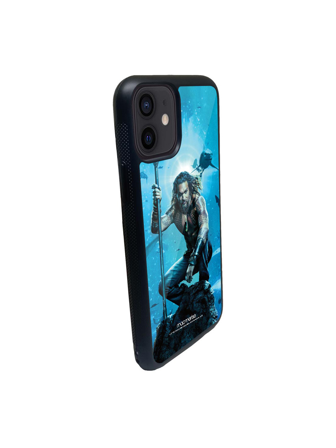 

macmerise Blue & Black Under The Aqua Glass iPhone 12 Case