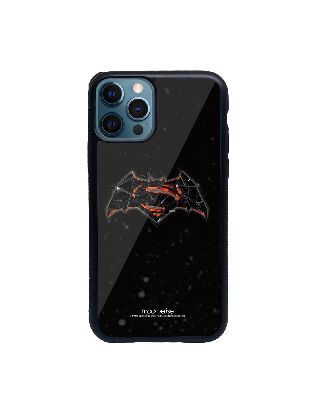 

macmerise Black & Orange Bat Super Trace Printed iPhone 12 Pro Max Back Case