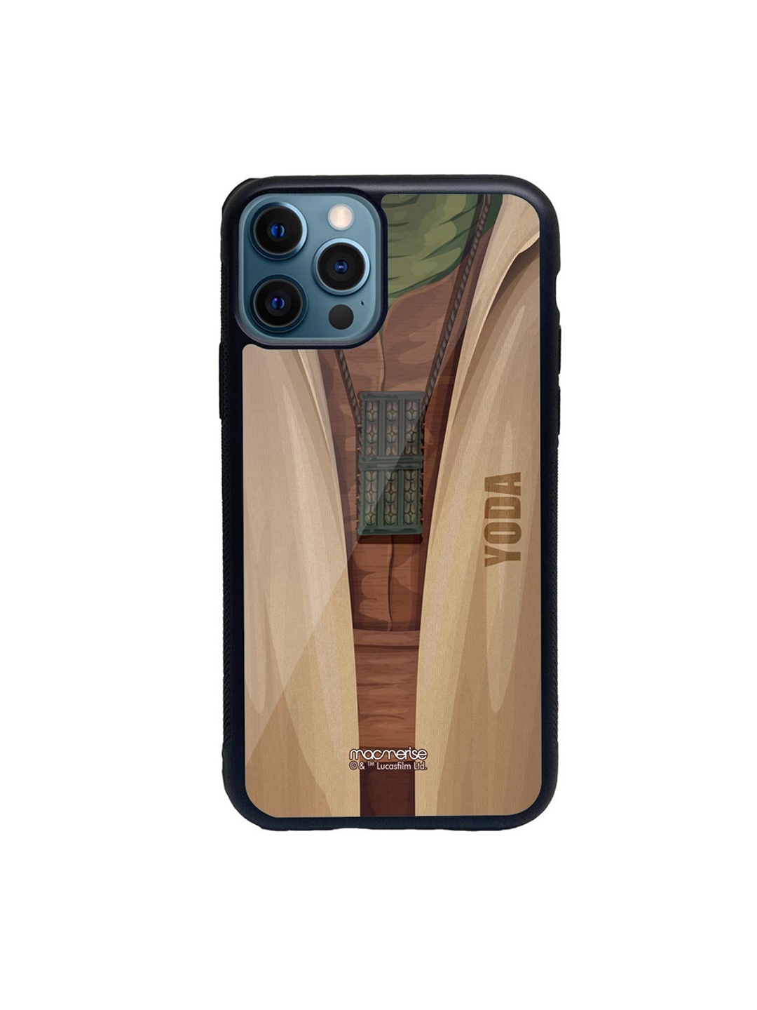 

macmerise Brown & Beige Attire Yoda Printed iPhone 12 Pro Max Back Case