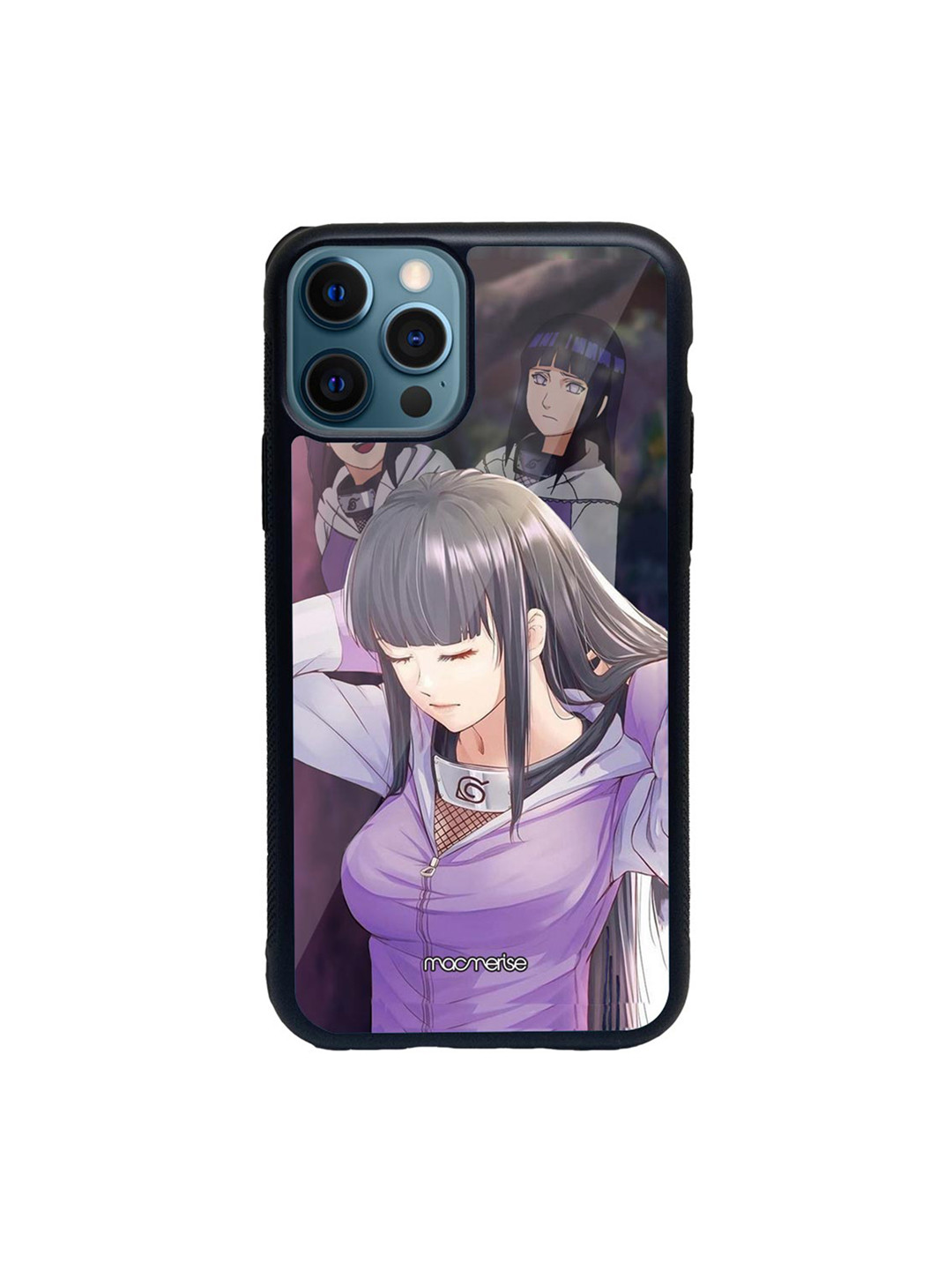 

macmerise Black & Purple Phases of Hinata Hyuga Printed iPhone 12 Pro Back Case