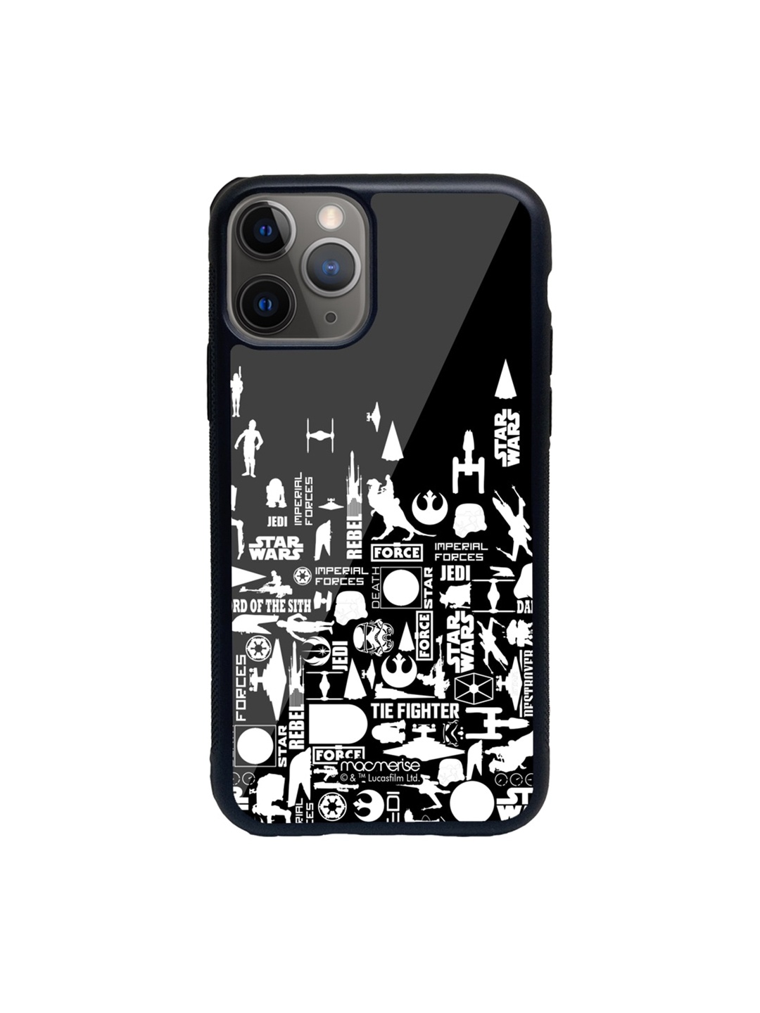 

macmerise Black & White Star Wars Era iPhone 11 Pro Max Back Case