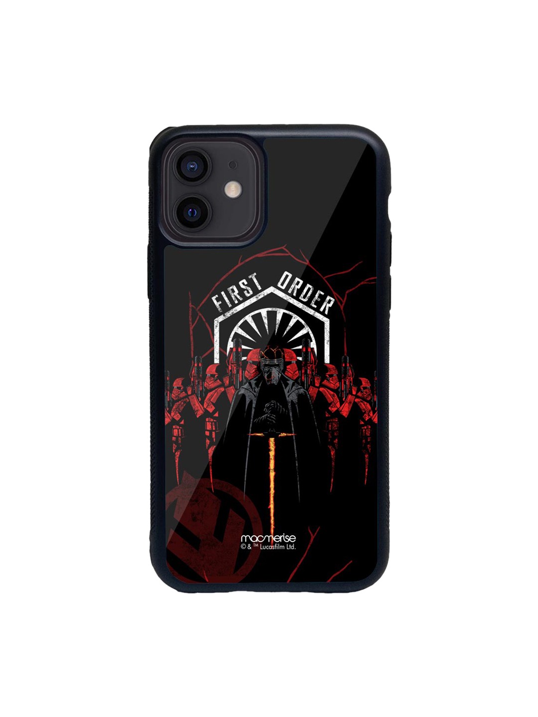 

macmerise Black & Red First Order Glass iPhone 12 Mini Phone Case