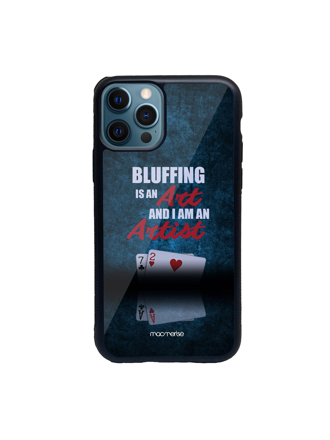 

Macmerise Green & White Art of Bluffing Glass iPhone 11 Pro Max Phone Case