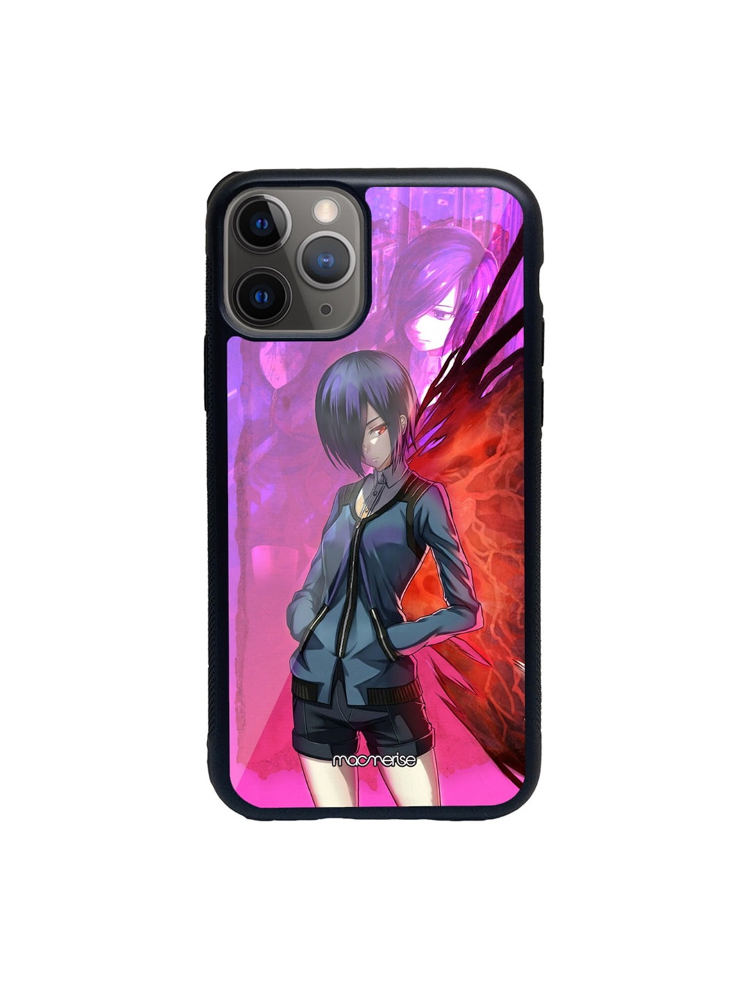 

macmerise Pink & Purple Touka Kirishima iPhone 11 Pro Max Back Case