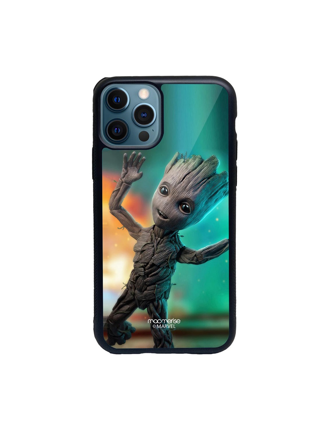

macmerise Green & Grey Baby Groot Dance iPhone 12 Pro Phone Case