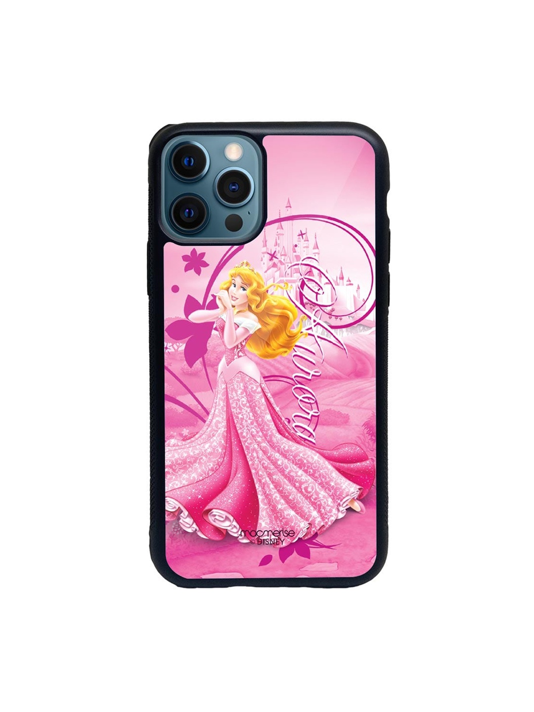 

macmerise Black & Pink Aurora Glass iPhone 12 Pro Max Phone Case