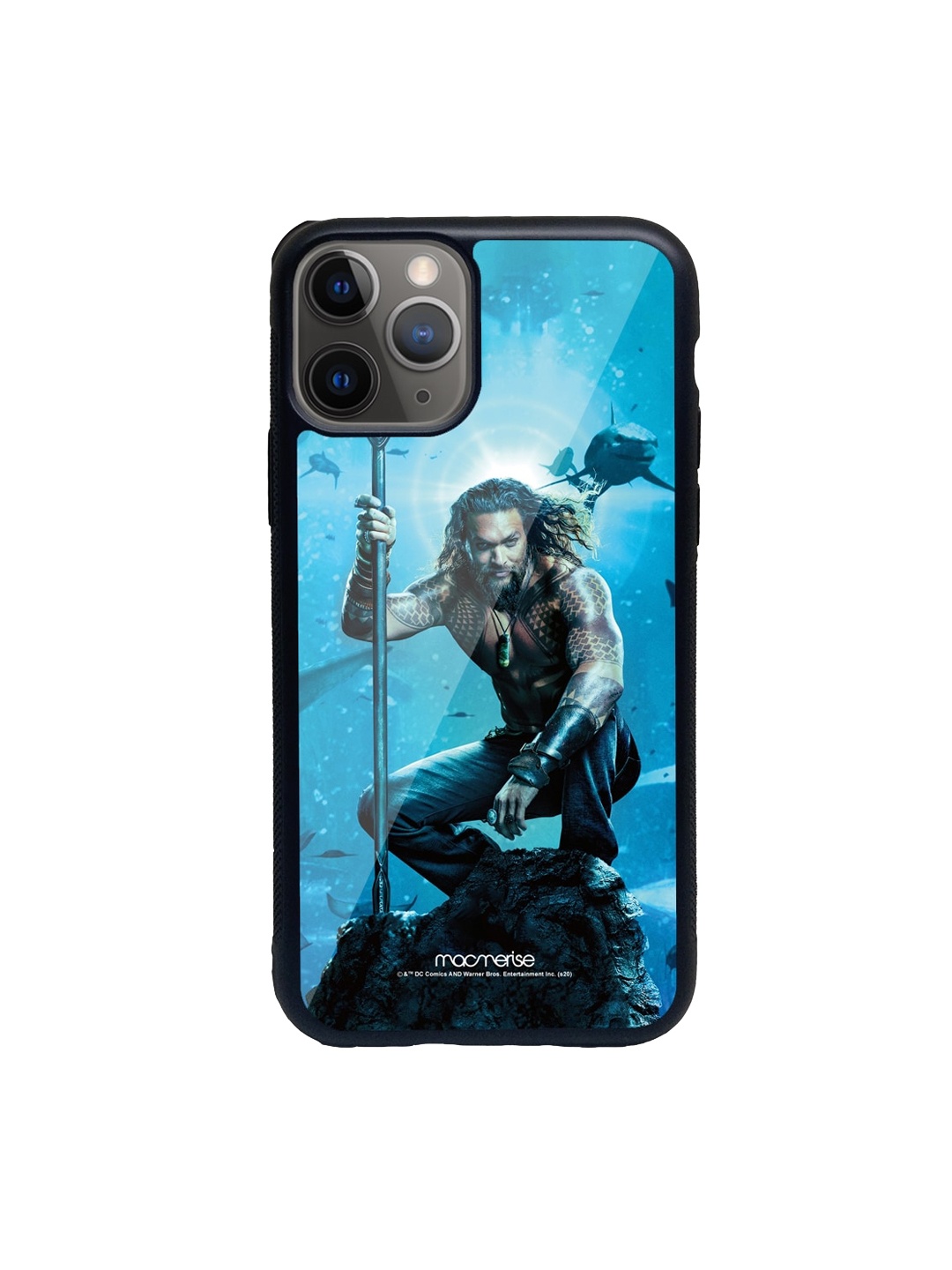 

macmerise Blue & Black Under The Aqua Printed iPhone 11 Pro Max Back Case
