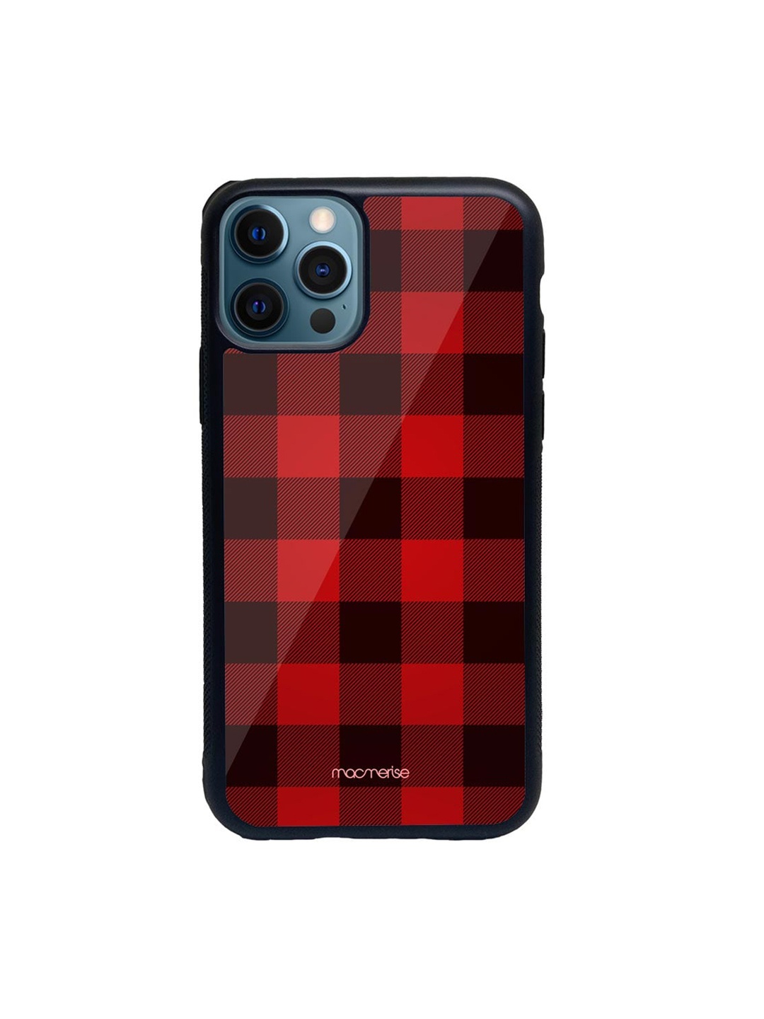 

macmerise Multicoloured Checkmate Glass iPhone 12 Pro Phone Case, Multi