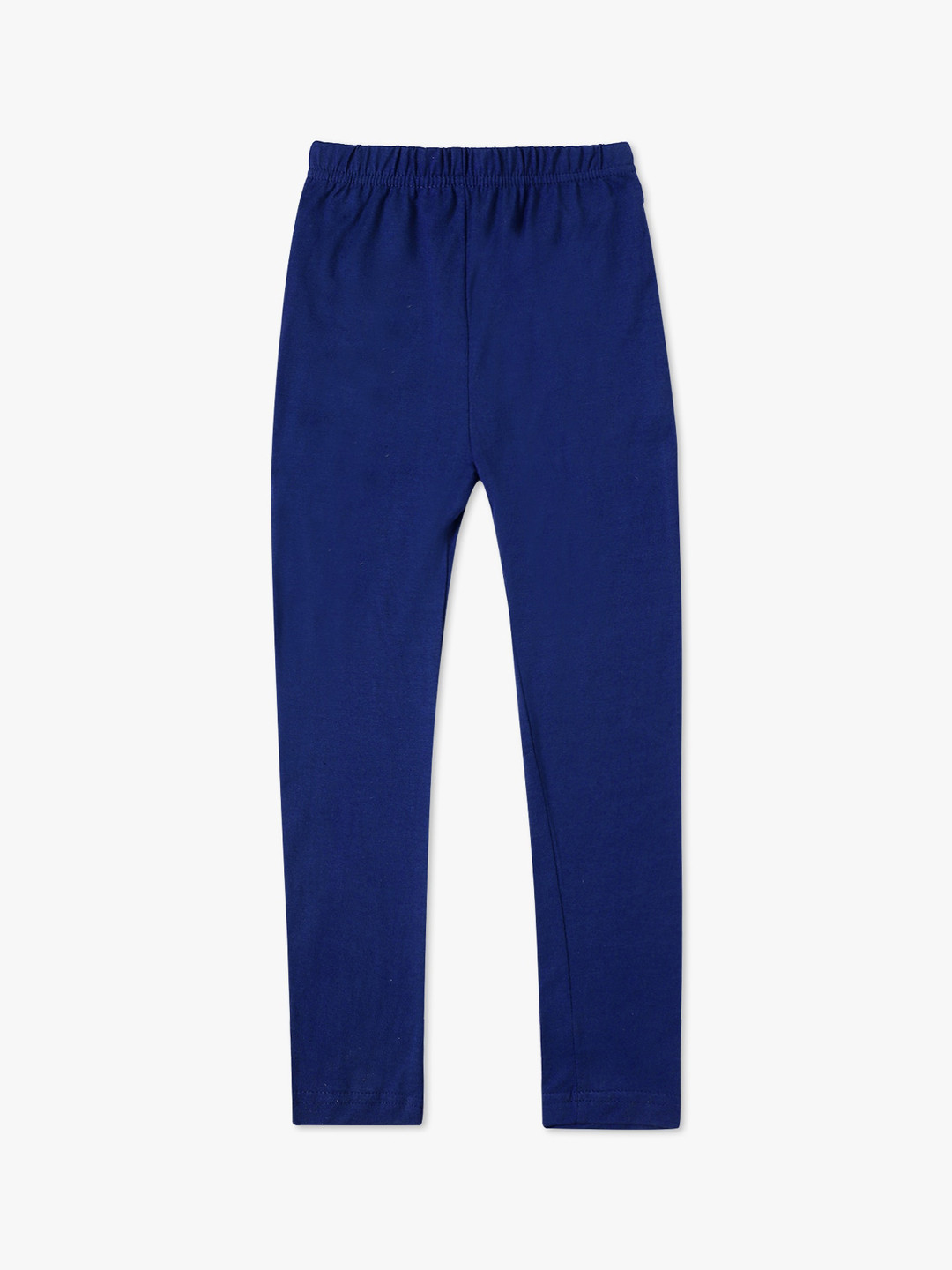 

DIAZ Girls Blue Solid Ankle-Length Leggings