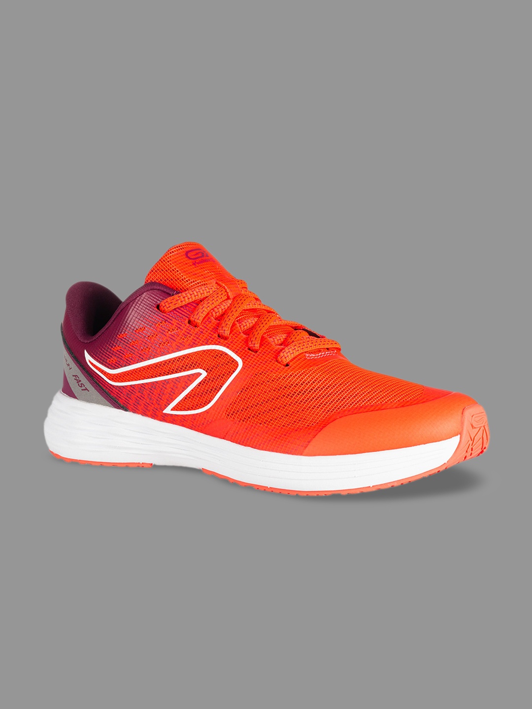 

Kalenji By Decathlon Kids Orange & Burgundy AT 500 KIPRUN Shoes