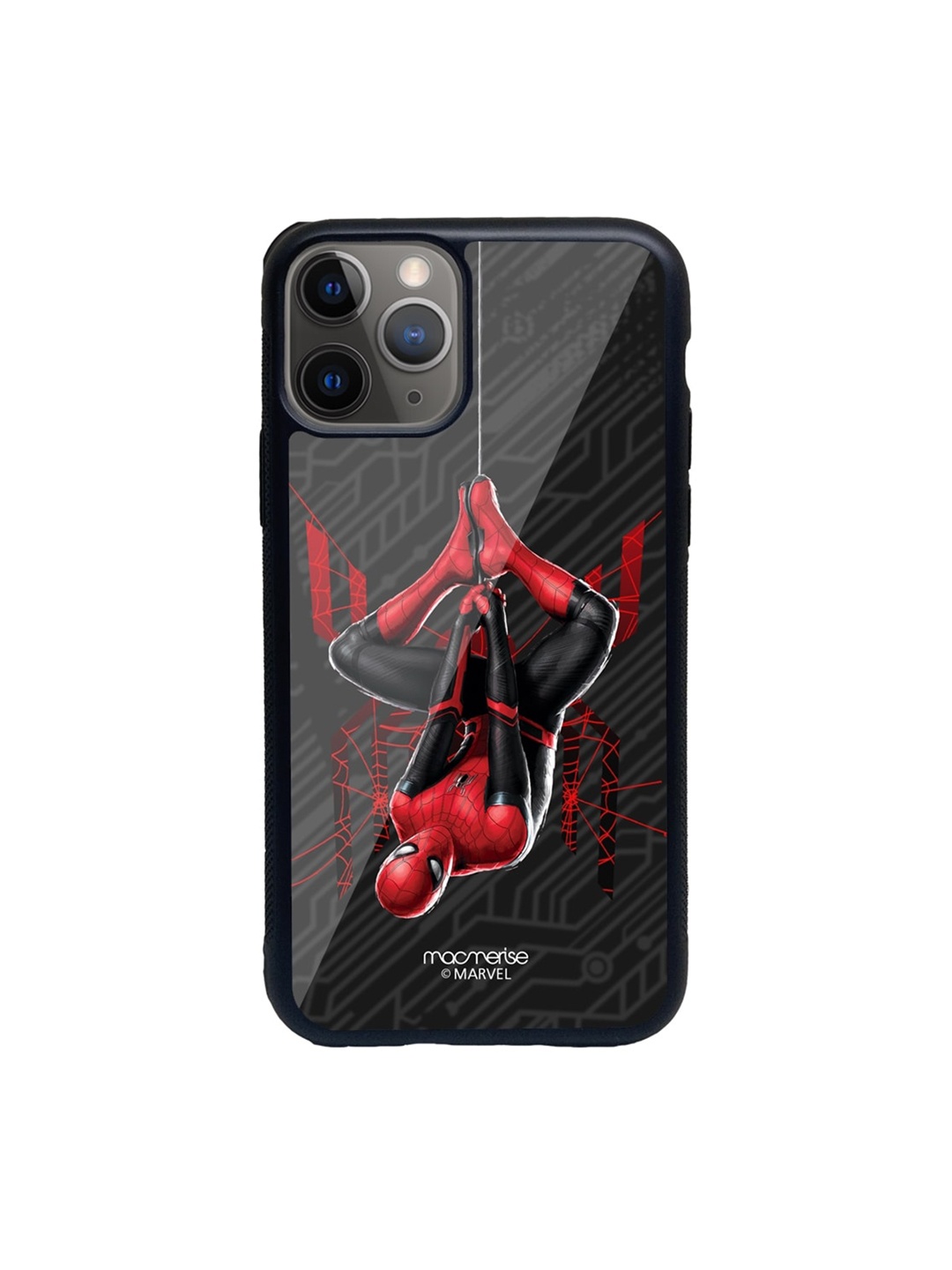 

macmerise Black & Red Spiderman Tingle Printed iPhone 11 Pro Max Phone Case