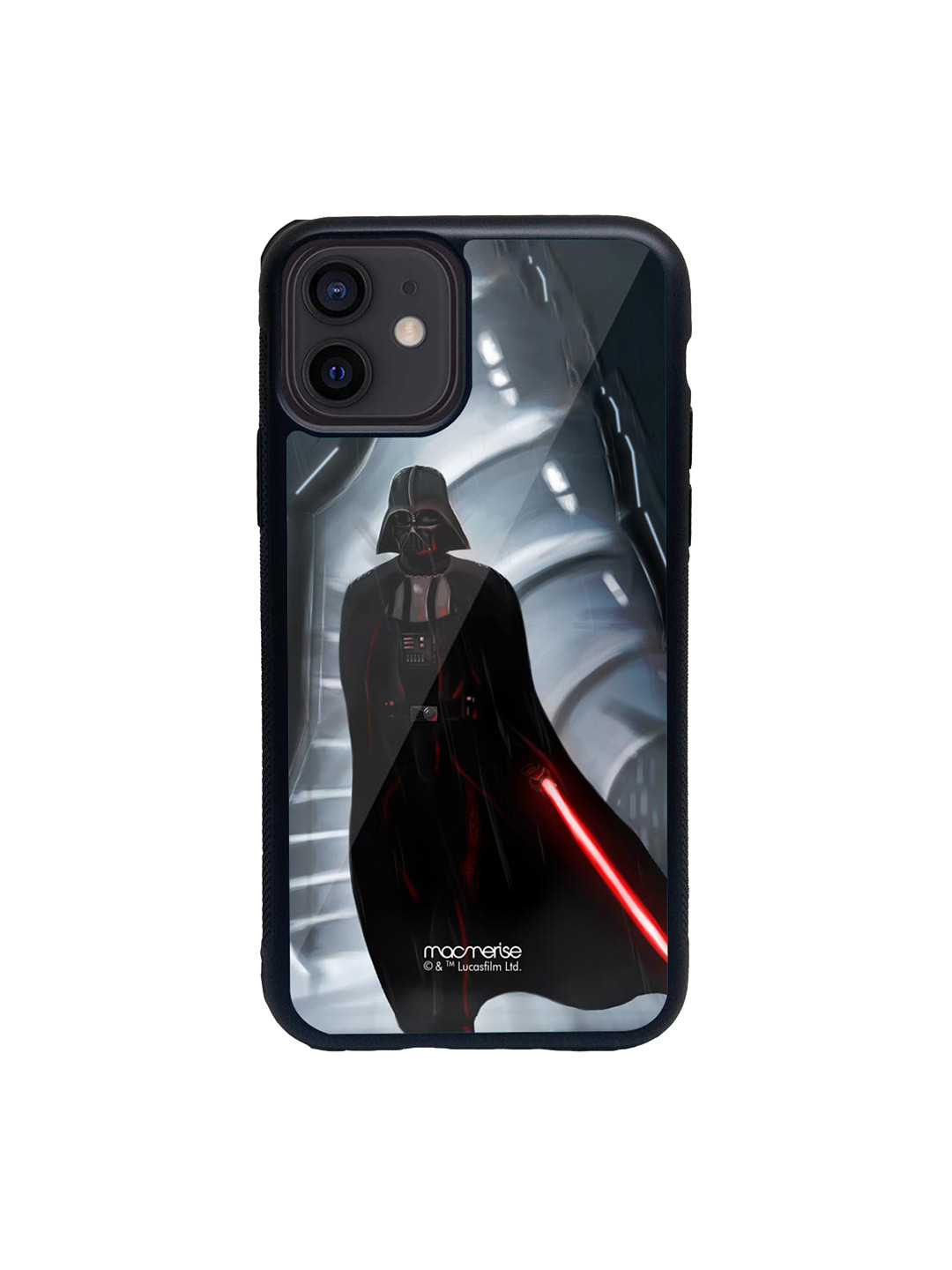 

macmerise Black & Grey Vader Walk Printed iPhone 12 Back Case