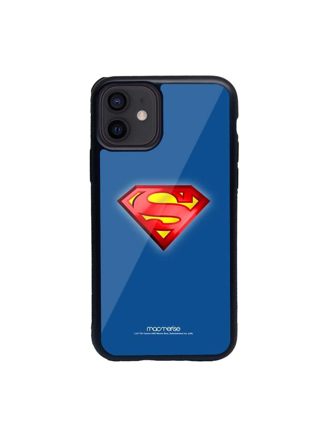 

macmerise Red & Blue Logo Superman Printed iPhone 12 Mini Back Case