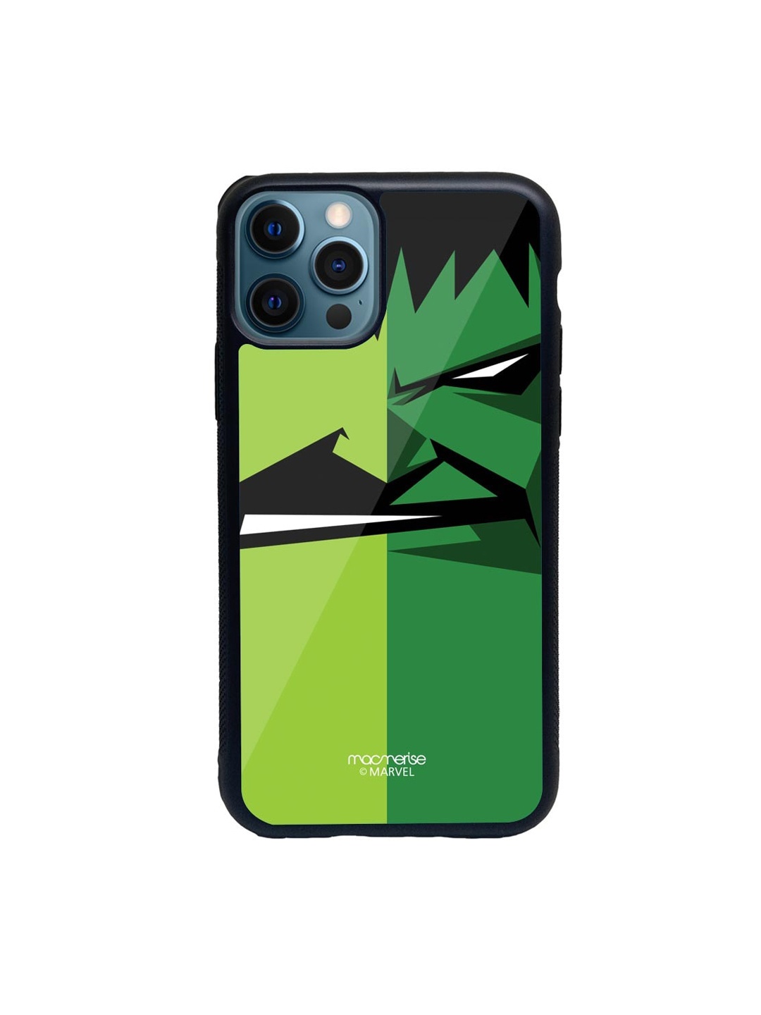 

macmerise Green & Black Face Focus Hulk iPhone 12 Pro Max Back Case