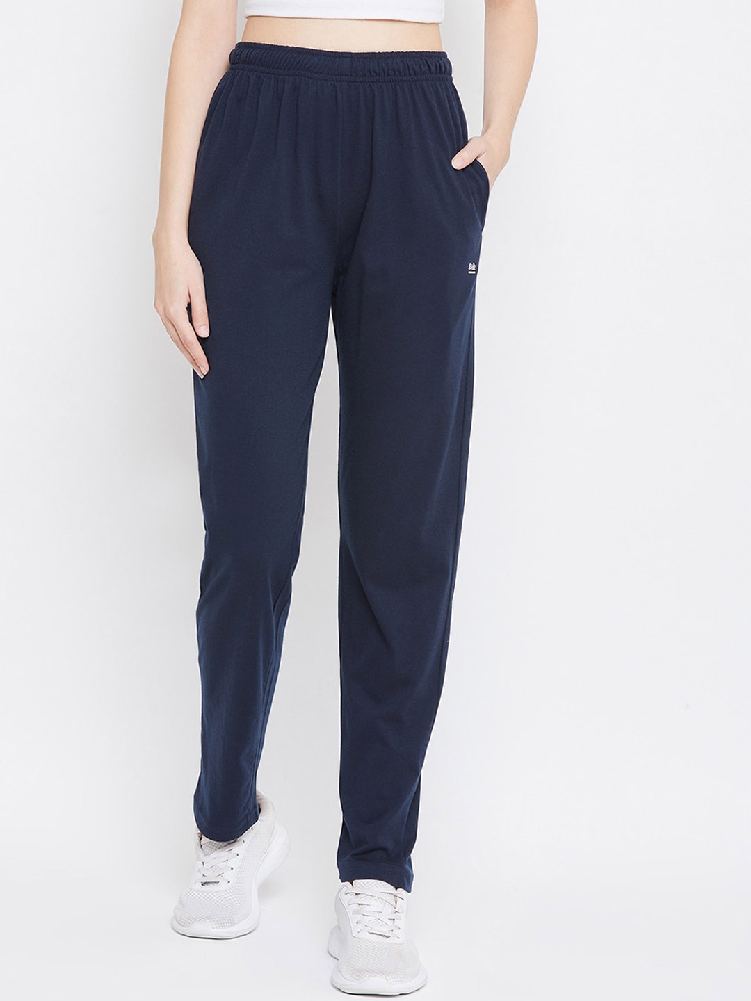 

Okane Women Navy Blue Solid Track Pants