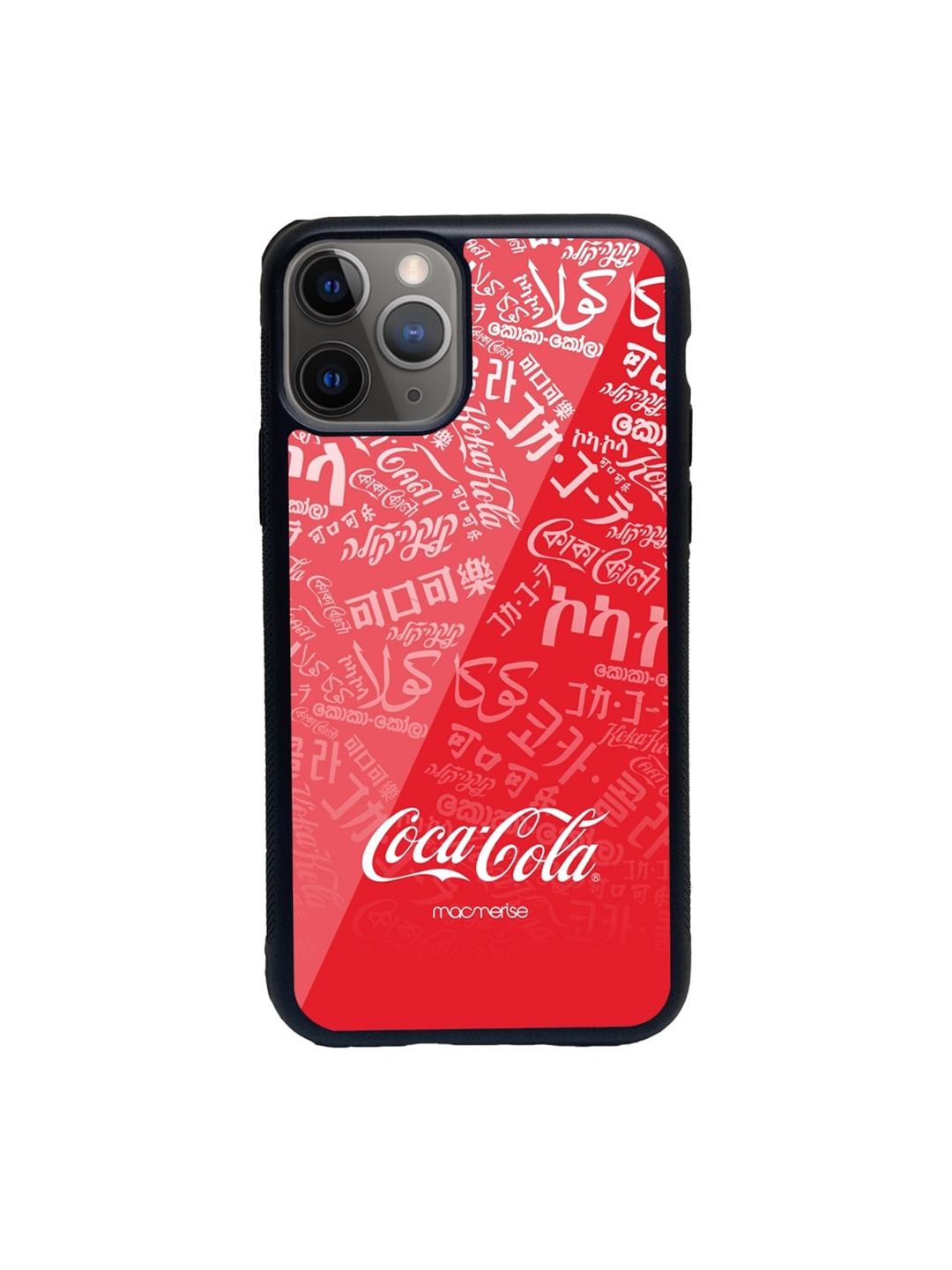 

macmerise Red & White I Speak Coke Printed iPhone 11 Pro Back Case