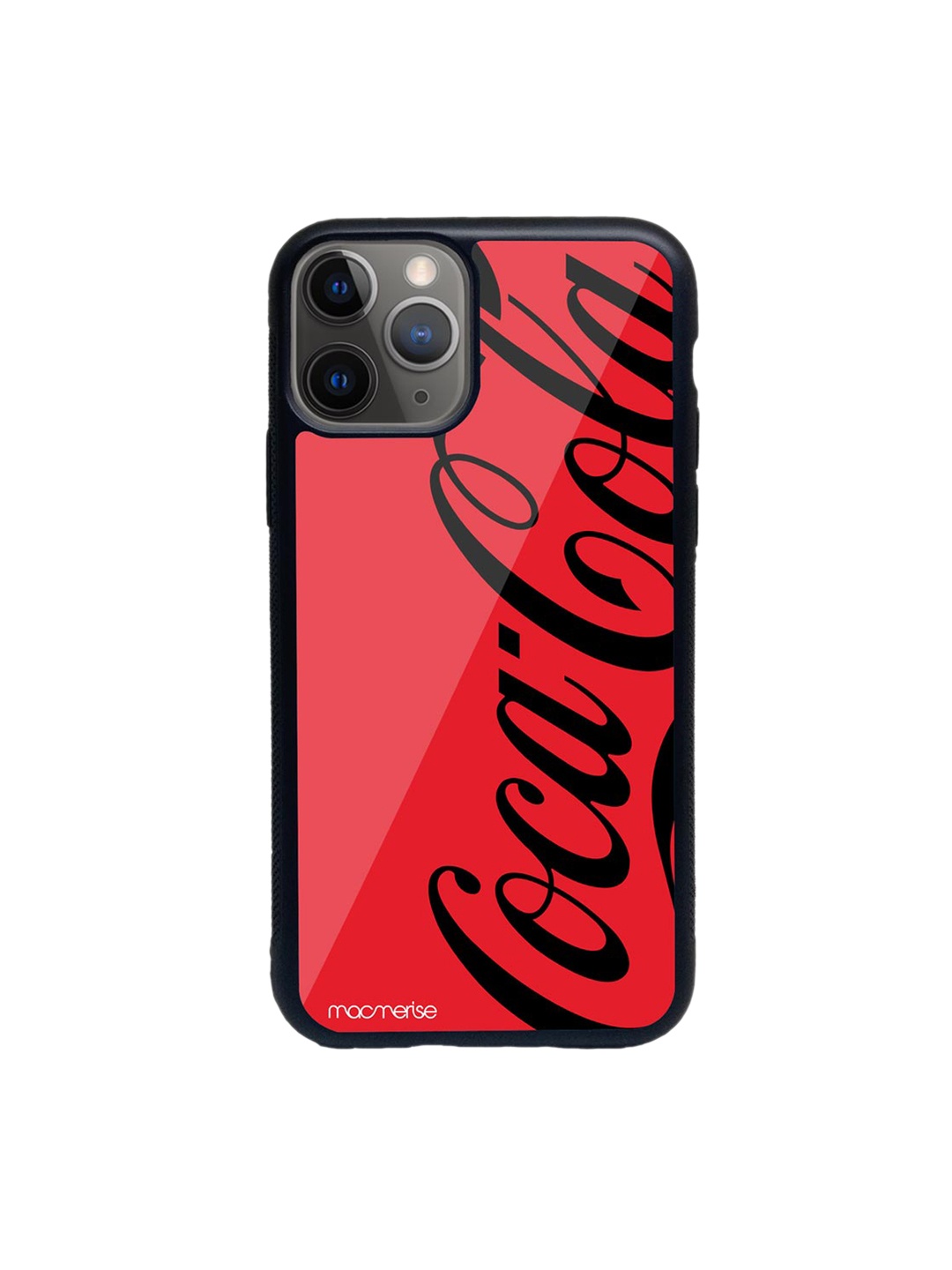 

macmerise Red & Black Coke Printed iPhone 11 Pro Back Case