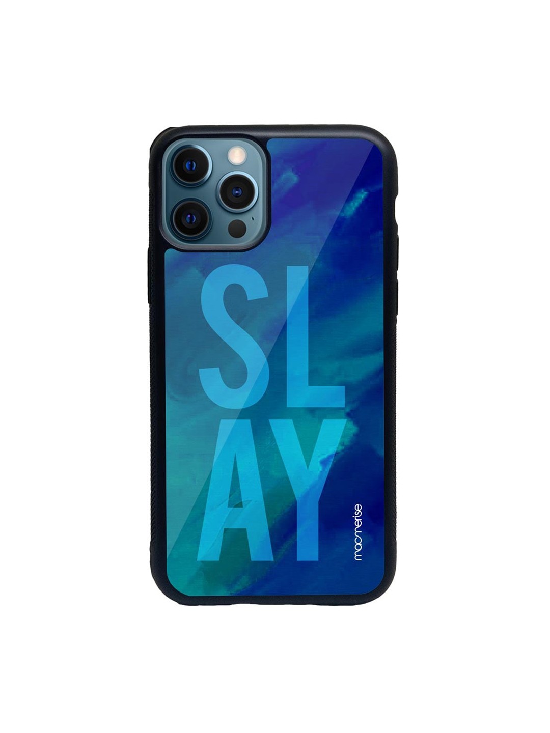 

macmerise Blue Slay Printed iPhone 12 Pro Back Case