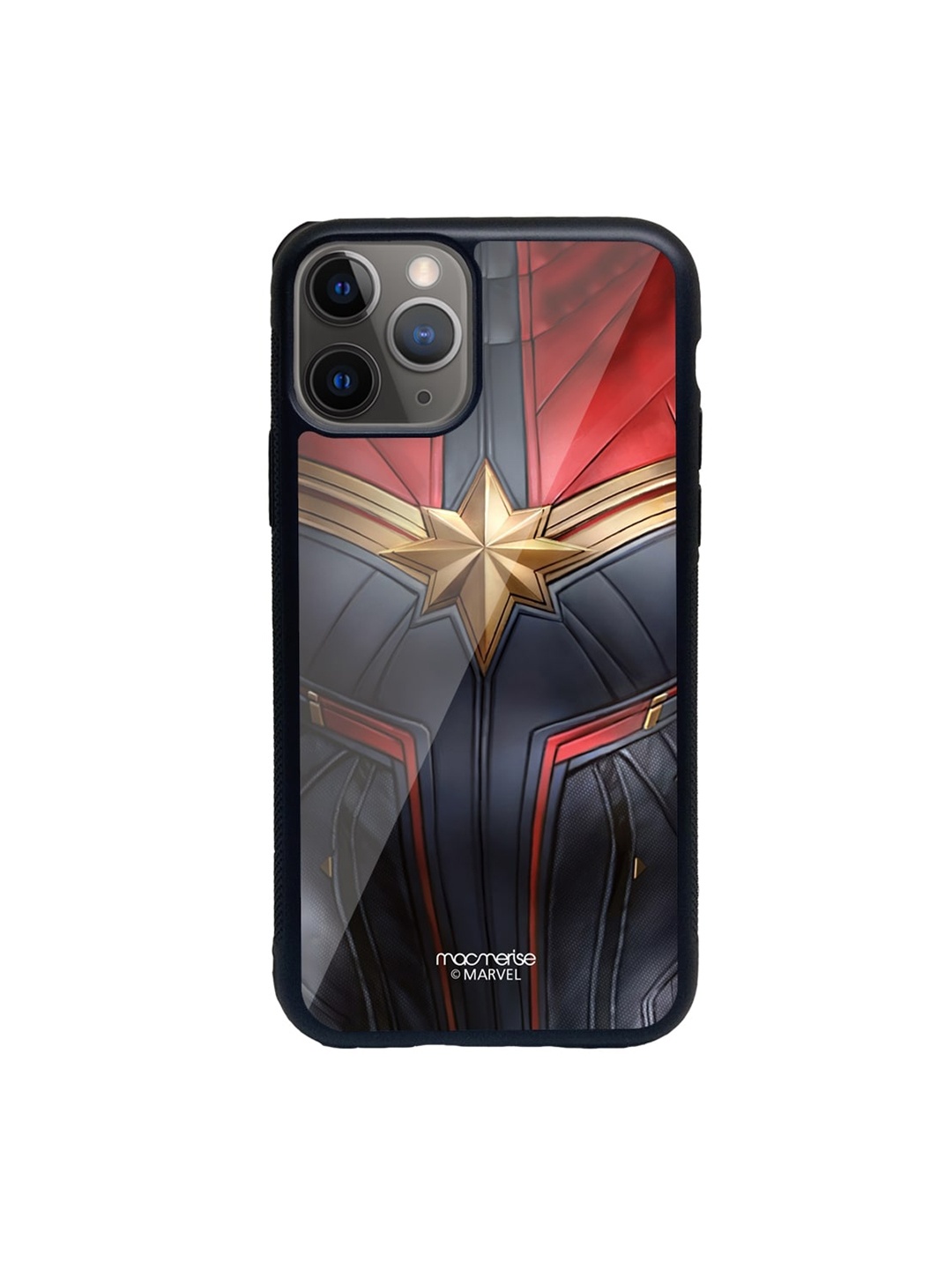

macmerise Black & Red Suit up Captain Marvel iPhone 11 Pro Max Back Case