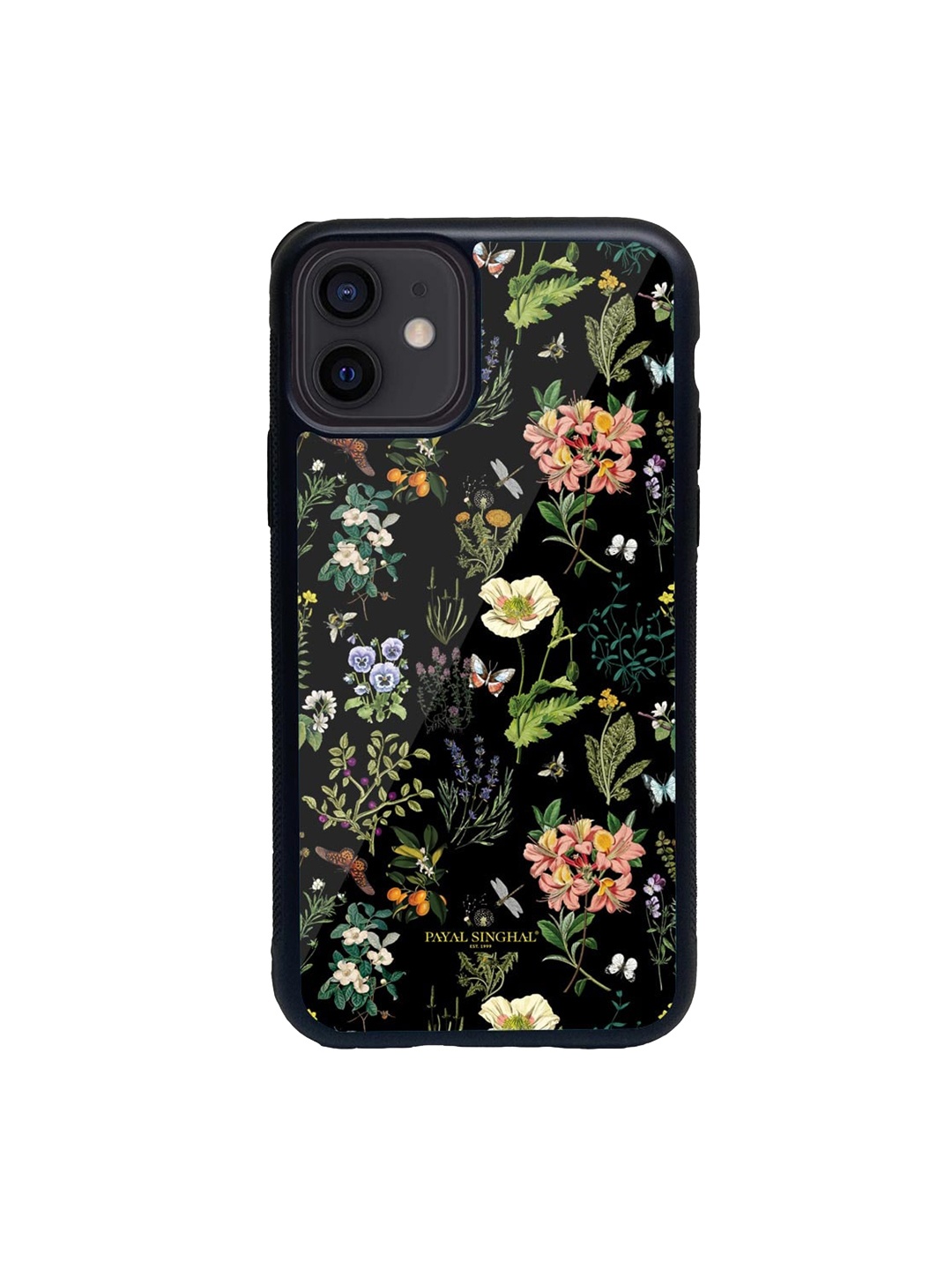 

macmerise Black & Green Payal Singhal Titli iPhone 12 Back Case
