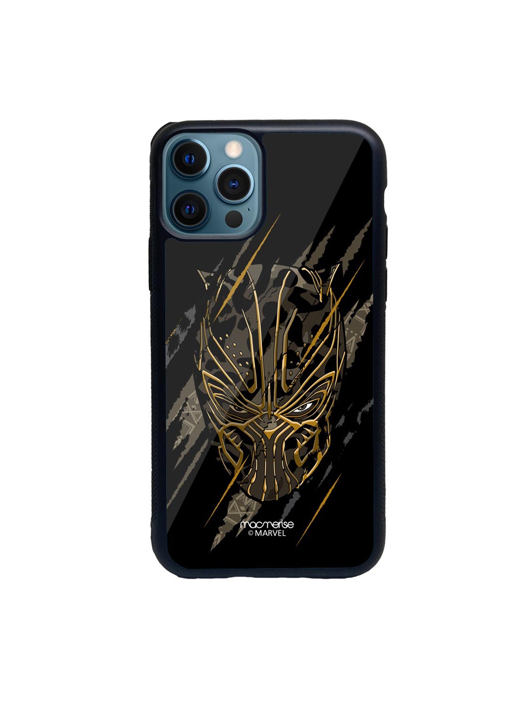 

Macmerise Black & Gold-Toned Headstrong Contender iPhone 12 Pro Phone Case