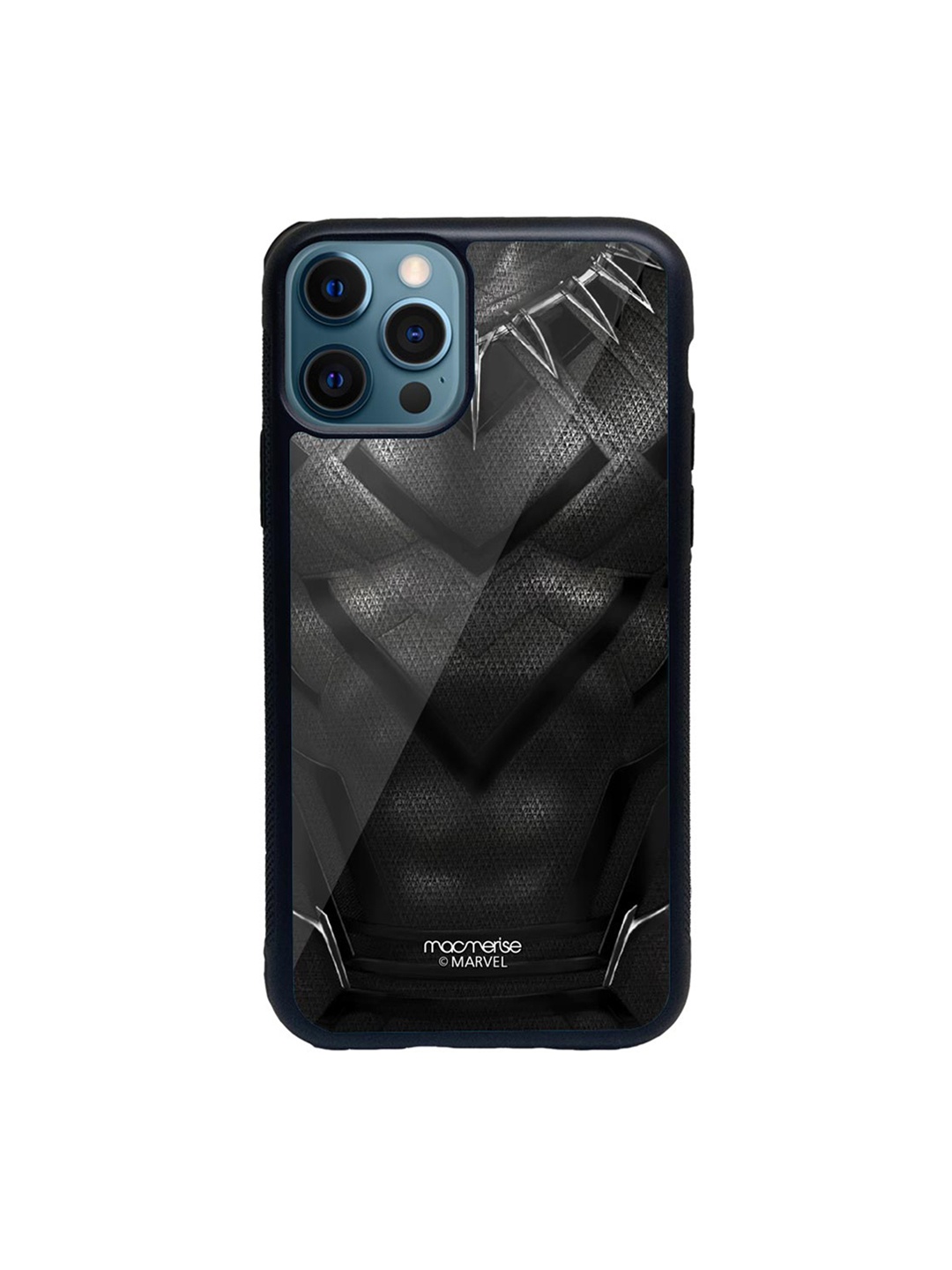

Macmerise Grey & Black Suit Up Black Panther Glass iPhone 12 Pro Phone Case