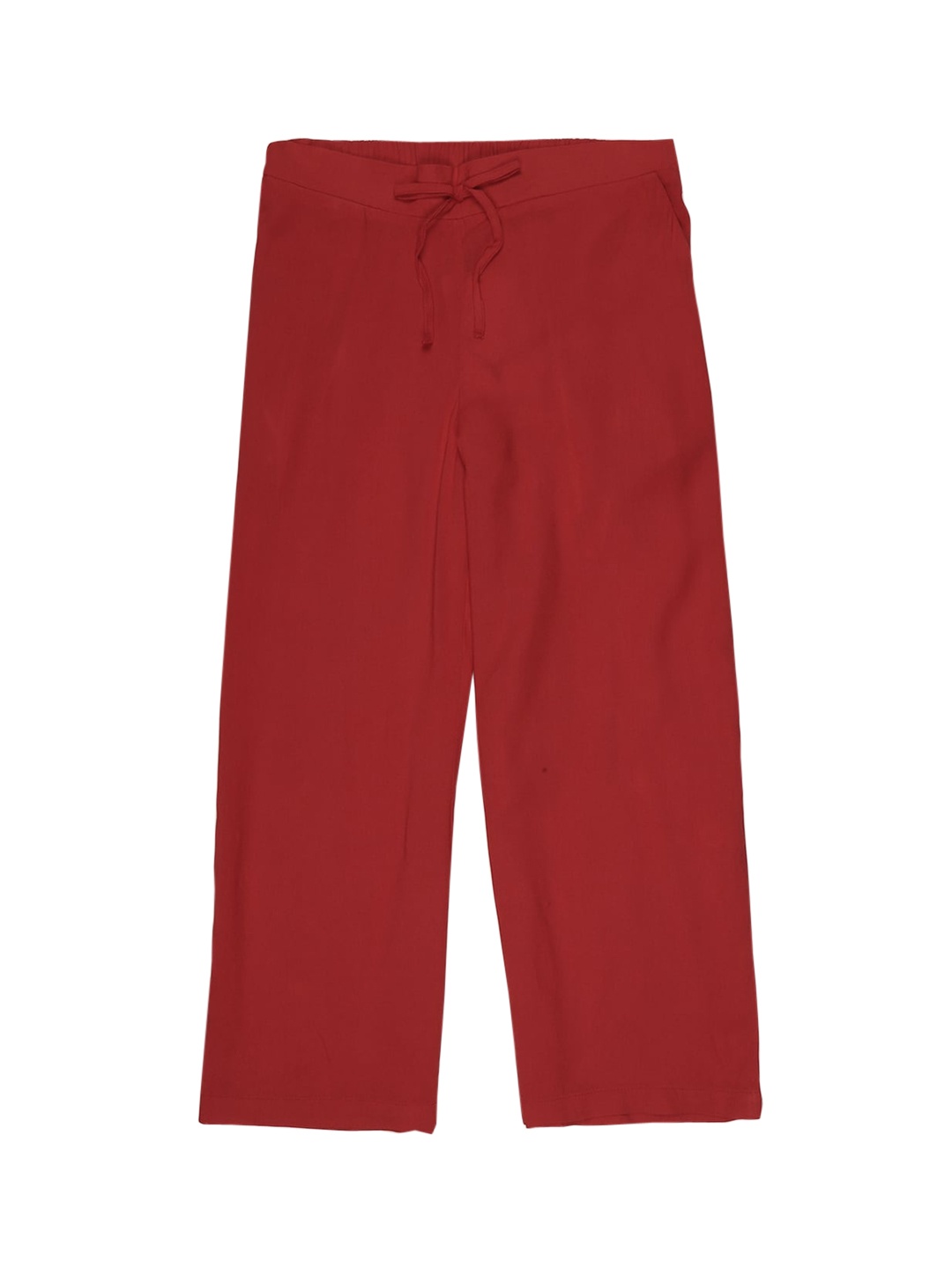 

Allen Solly Junior Girls Red Regular Fit Solid Regular Trousers