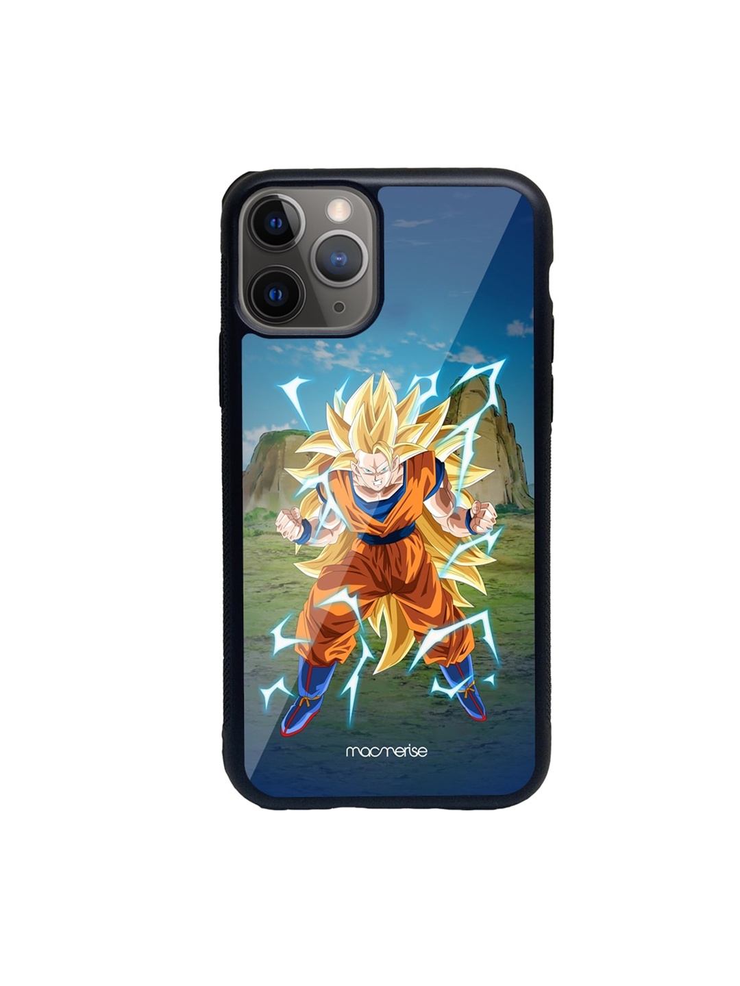 

macmerise Blue & Orange SSJ3 Goku iPhone 11 Pro Max Back Case