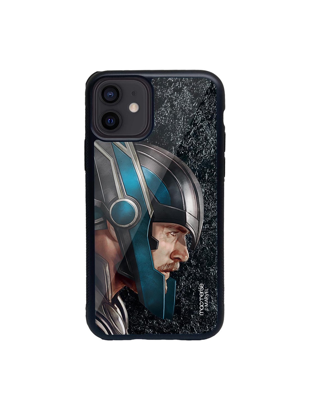 

macmerise Grey & Blue Invincible Thor Glass iPhone 12 Mini Case