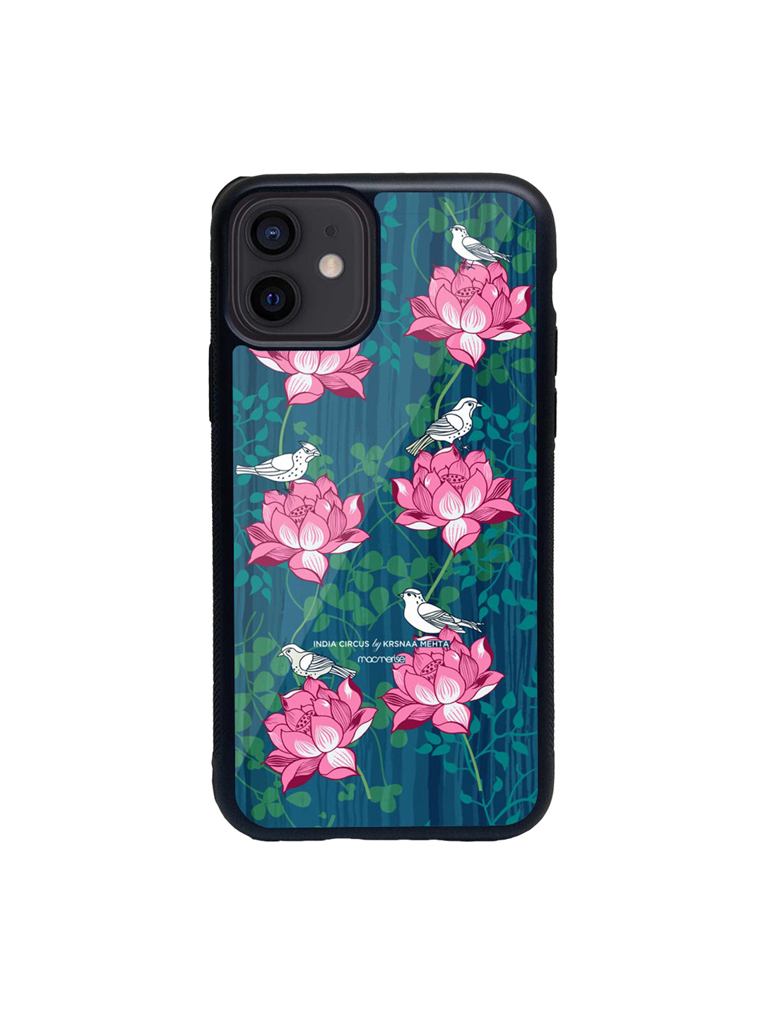 

macmerise Multicoloured Floral Printed iPhone 12 Mini Back Case, Multi